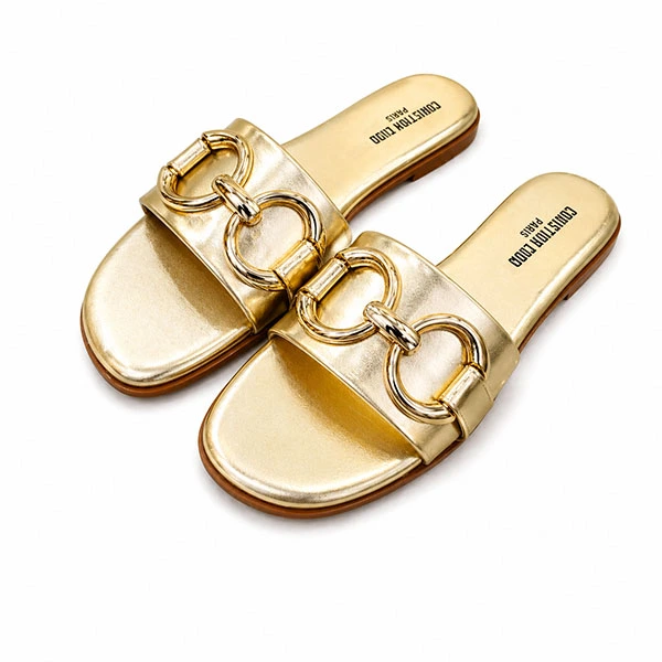 Sandale pour femme S008 Bonze/Doree miniature